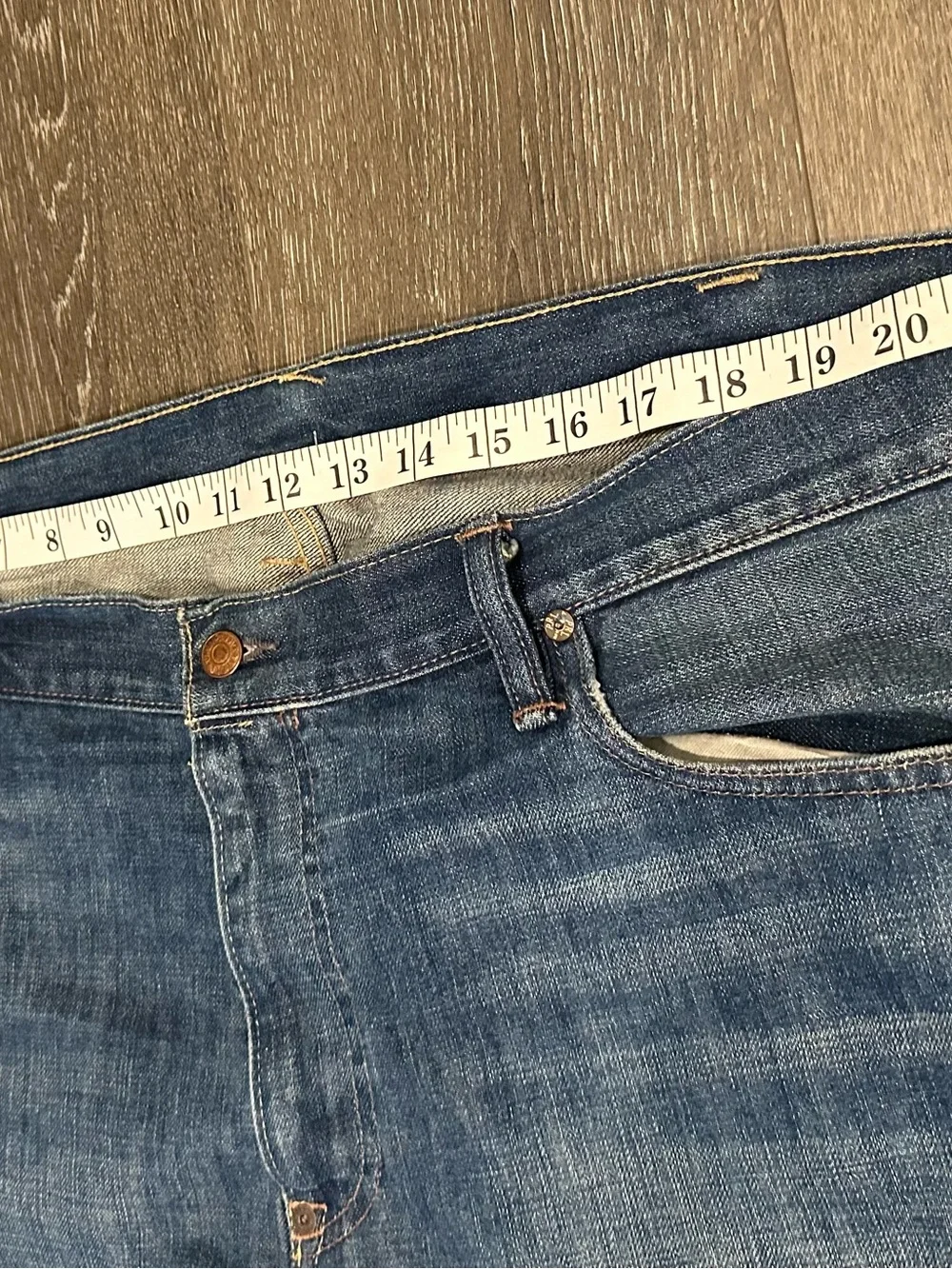 Ralph Lauren Double RL Men's Washed Blue Relaxed Jeans